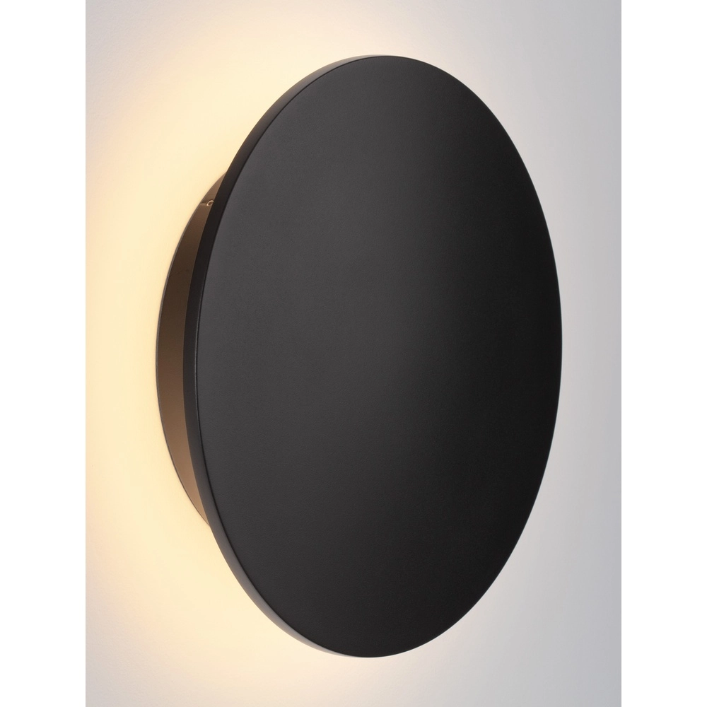 Applique murale ronde Copper noir Ø 30cm Lyora 5212017447388