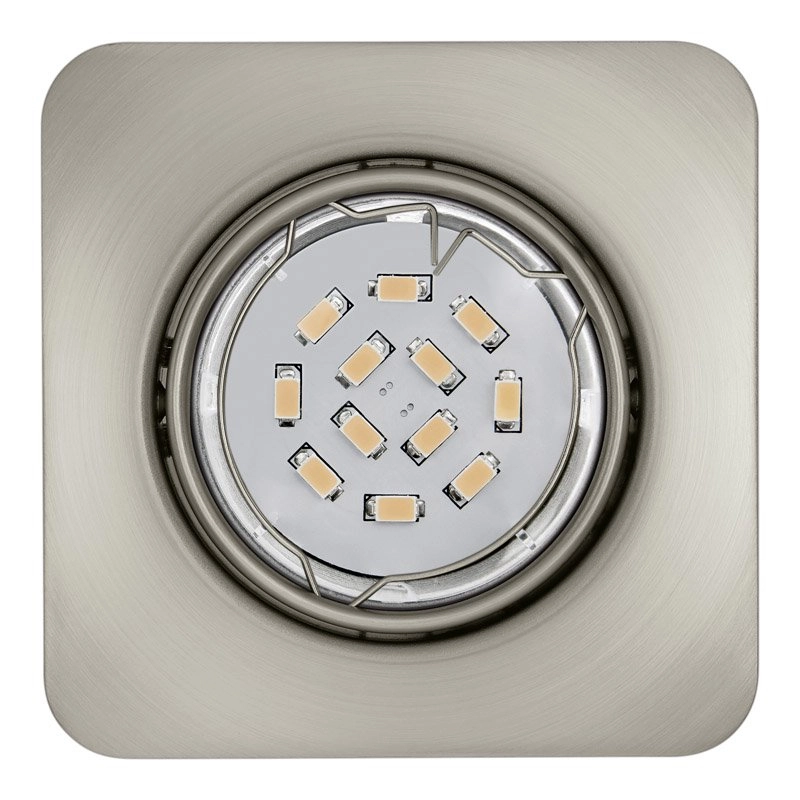 Spot LED Peneto Square 8,7 cm nickel mat
