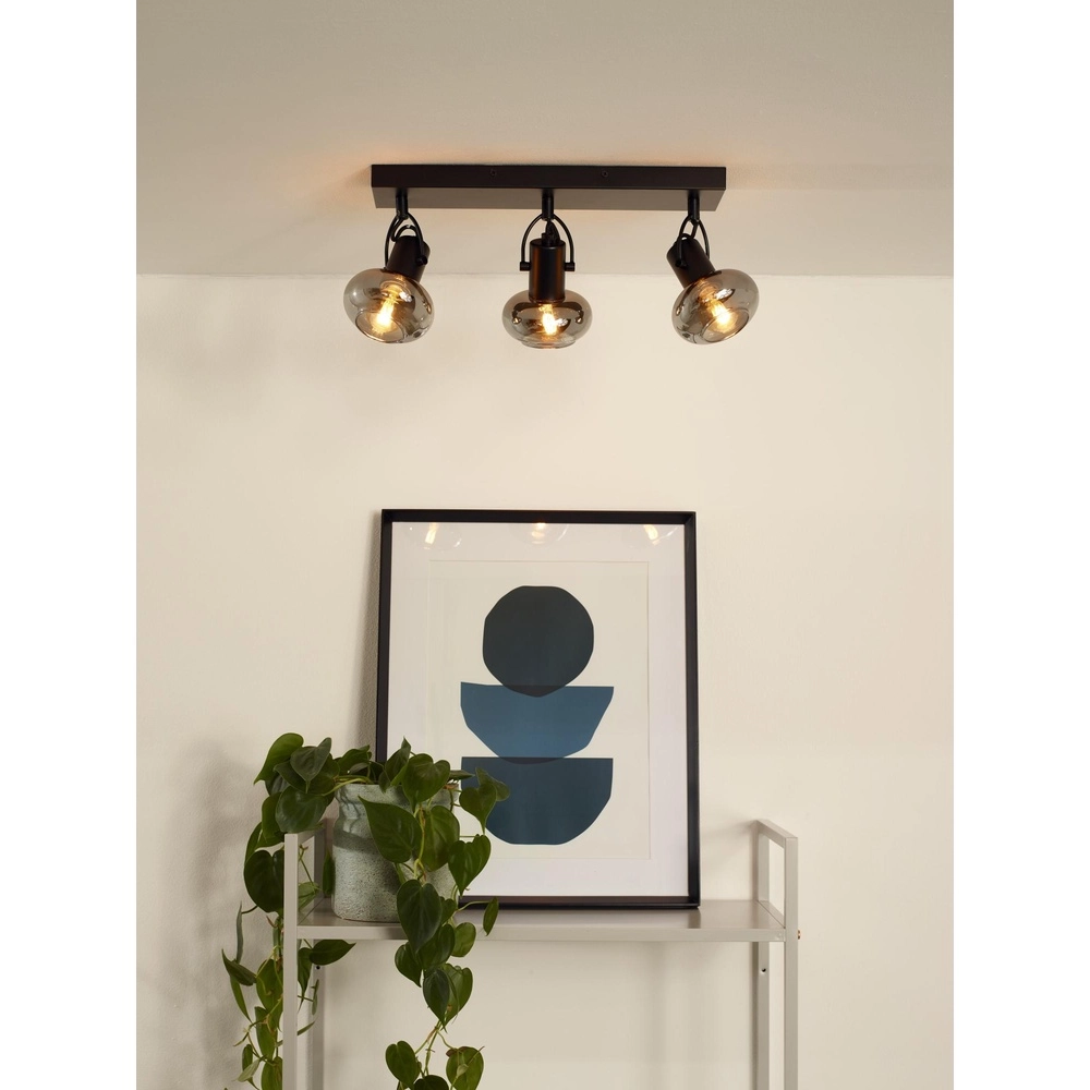 Lampe de plafond Madee Noir à 3 lumières Lucide 5411212176790