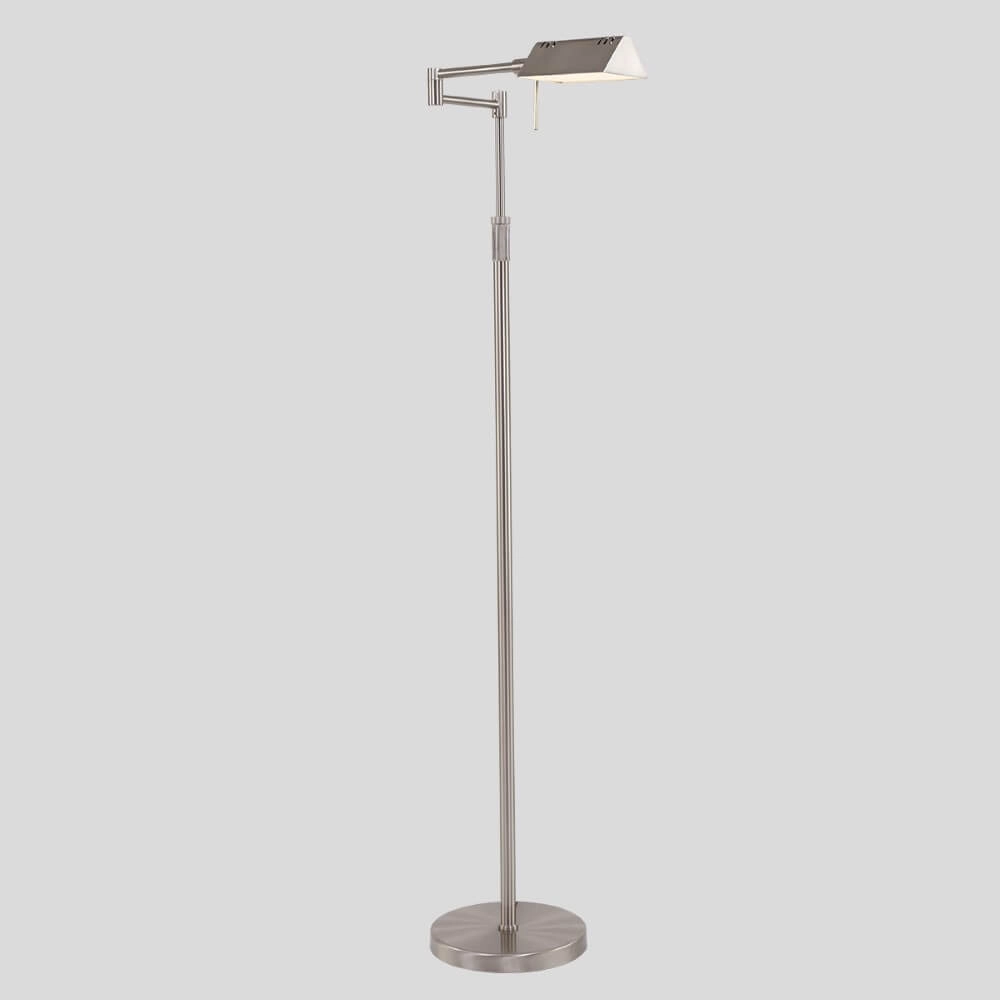 Lampadaire LED Mexlite gris métallisé Steinhauer 8712746048117