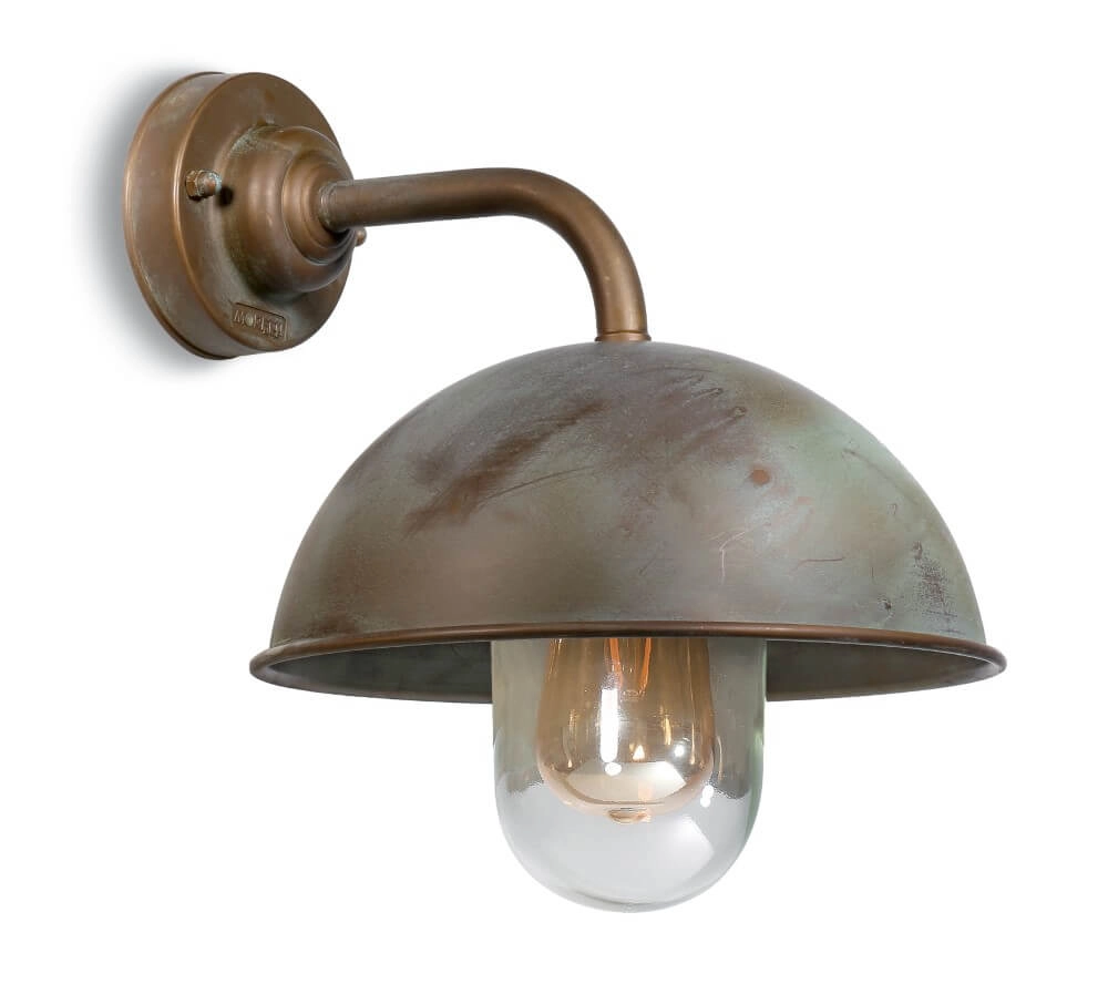 Lampe d’extérieur élégante Circle laiton vieilli