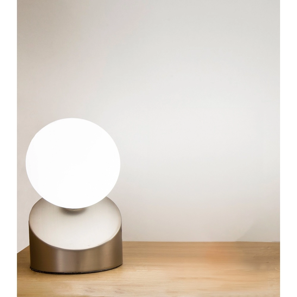 Lampe de table Alisa nickel Globo 4048194043706