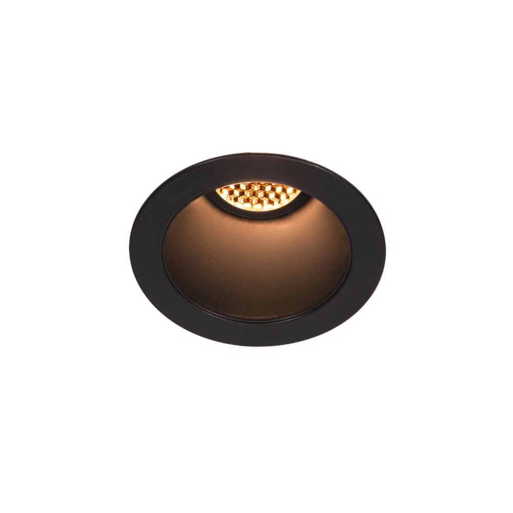 Spot LED encastrable Horn noir - approfondi - 3000K SLV 4024163228176