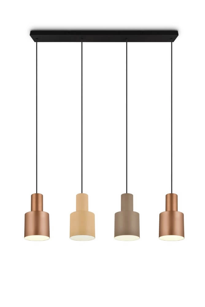 Lampe suspendue design Agudo 4 lumières Trio 4017807574593