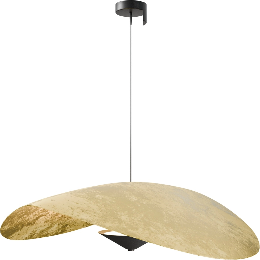 Ø Lumière suspendue LED de 90 cm Lente Feuille d’or Masterlight 8718121389318