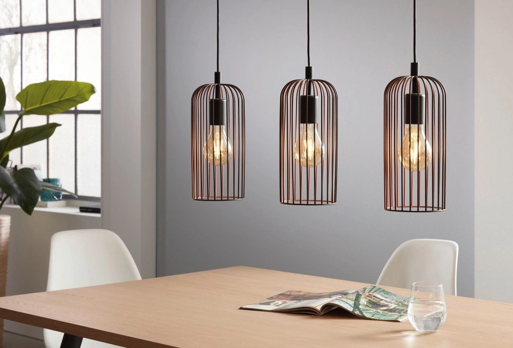 Lampe suspendue salle à manger Roccamena Eglo 9002759496456