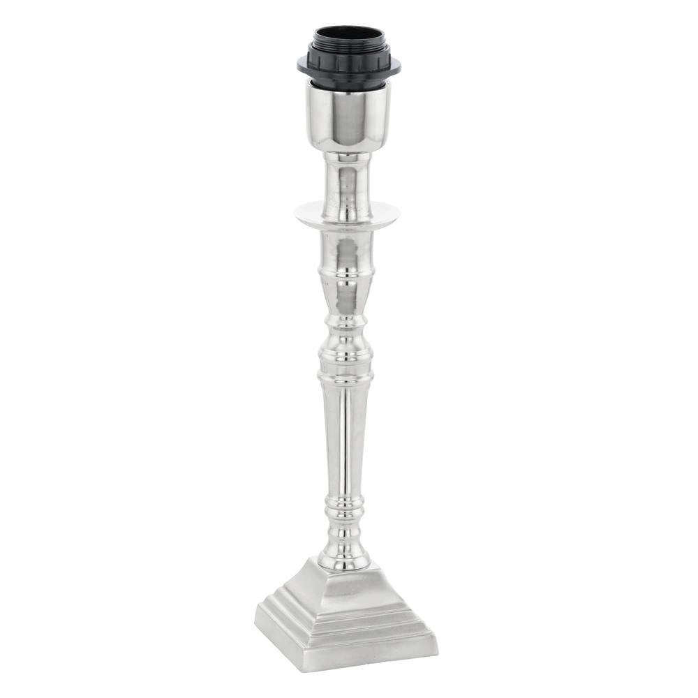 Lampe de table classique Bedworth Nickel carré