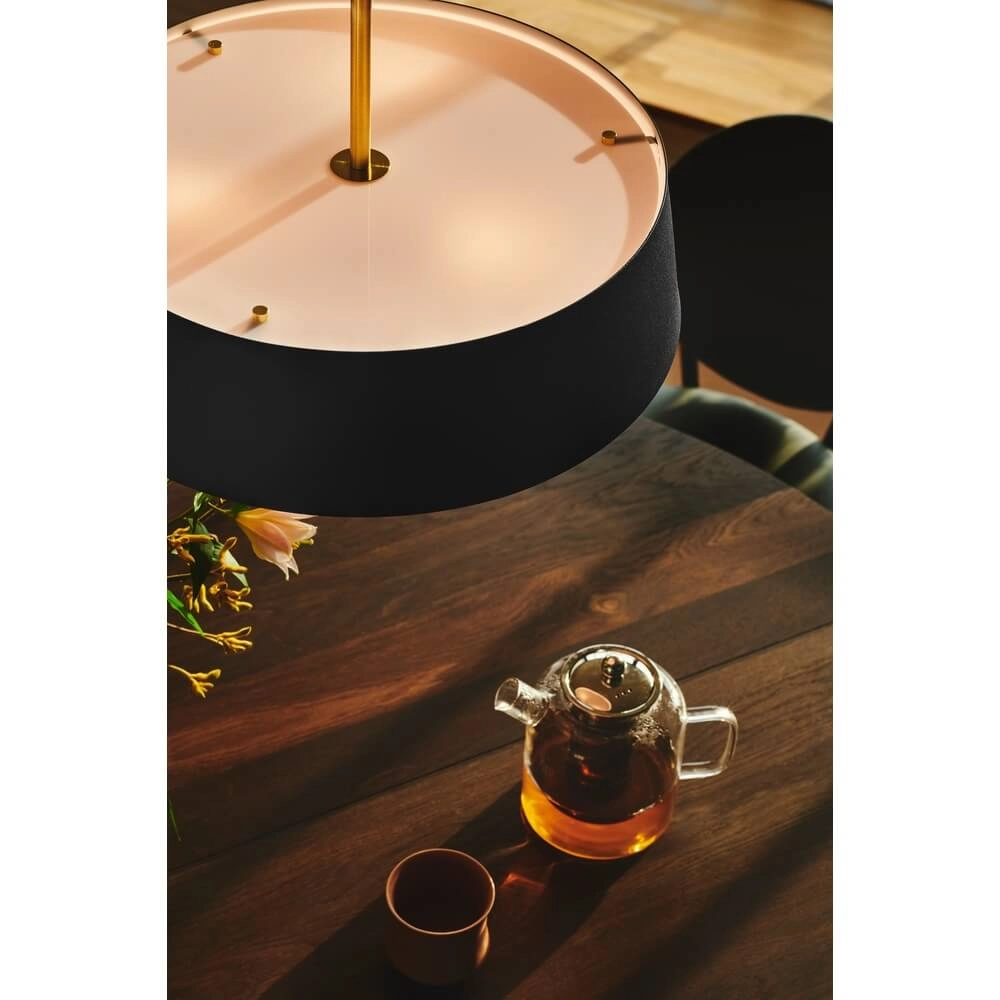 Suspension élégante Clasi noir Ø 45cm Nordlux 5704924015939