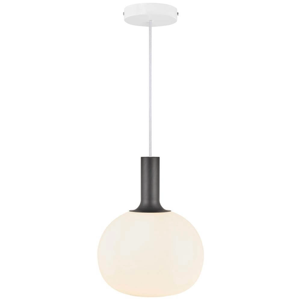Suspension en verre Alton boule Ø 25cm blanc Nordlux 5701581413887