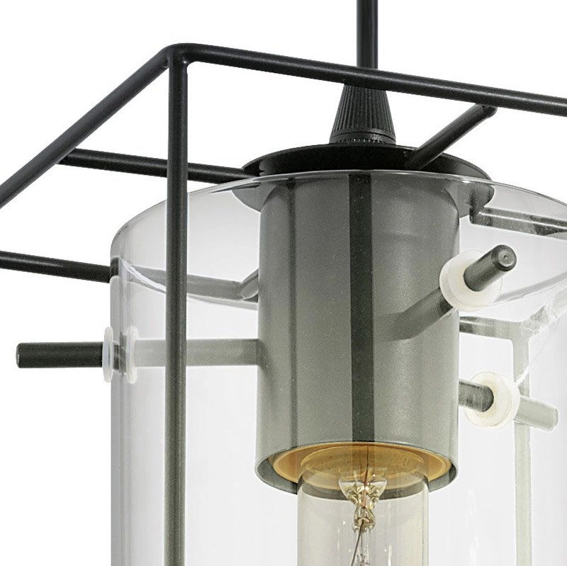 Lampe à suspension Loncino noir Eglo 9002759494957