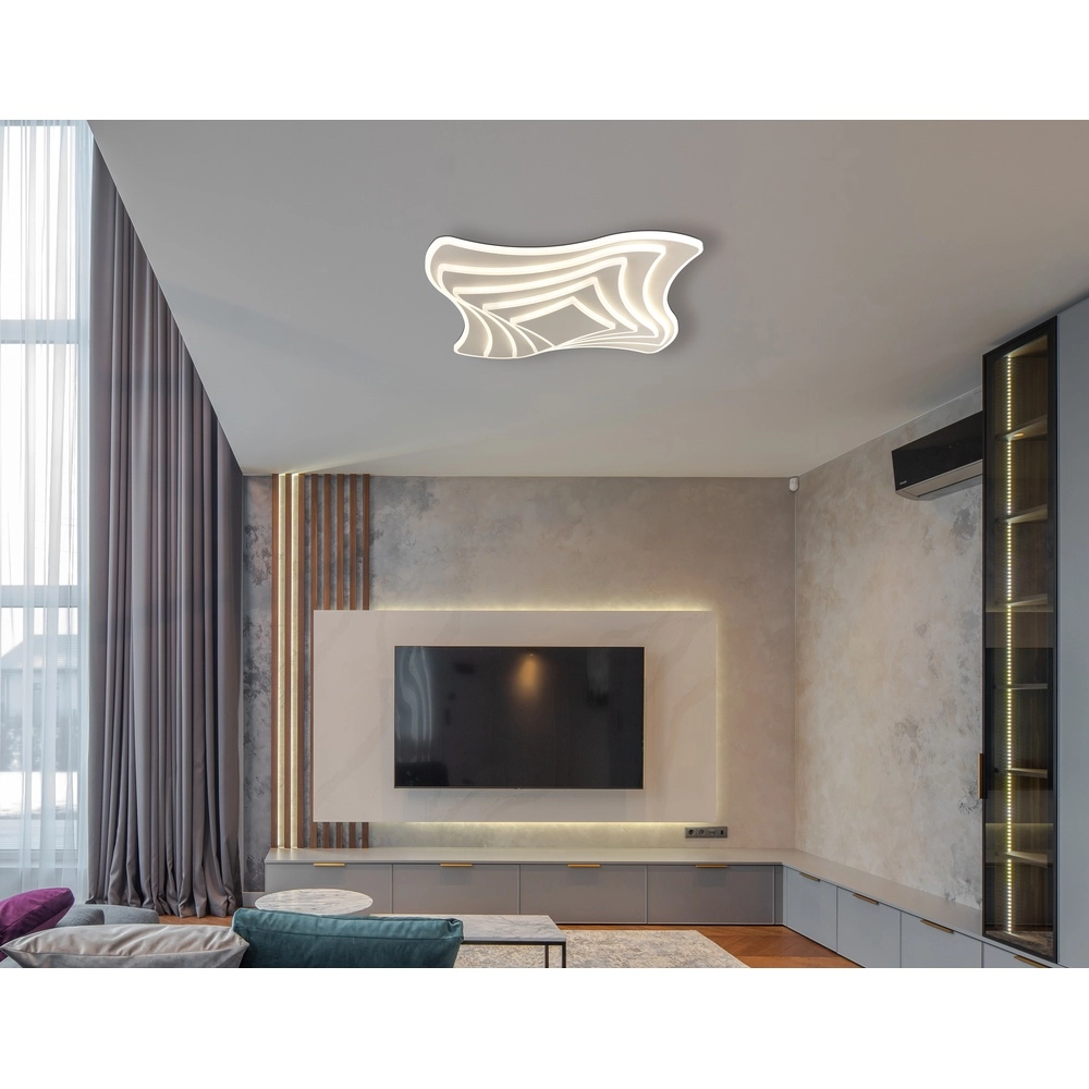 Lampe de plafond à design Octavio brun sable Globo 9007371569663