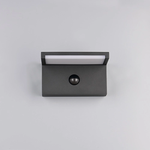 Lampe murale moderne Ravi anthracite avec capteur Trio 4017807686890