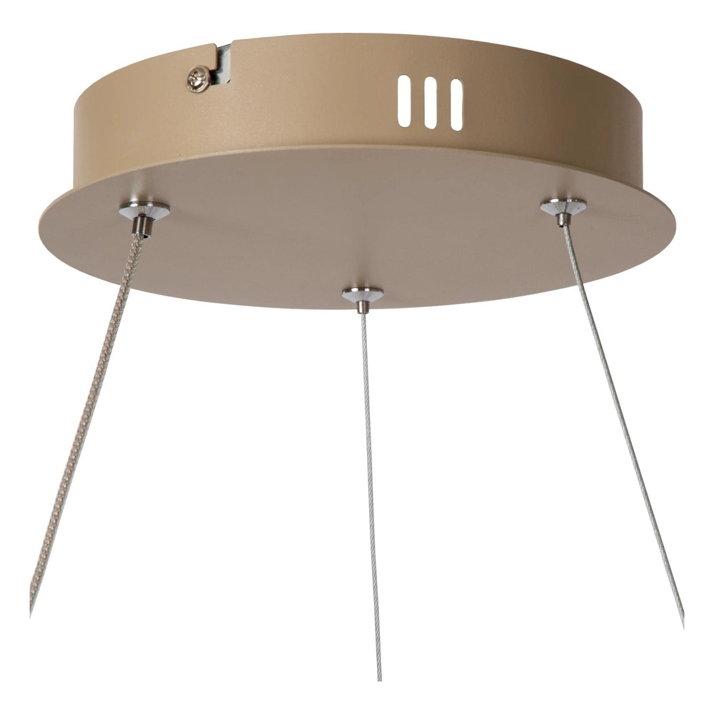 Lampe pendante moderne Espiral marron sable 40W Lucide 5411212782991