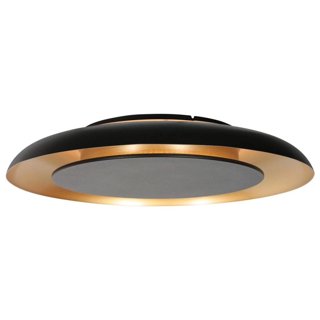 Lampe de plafond moderne Golden Veil noir avec or