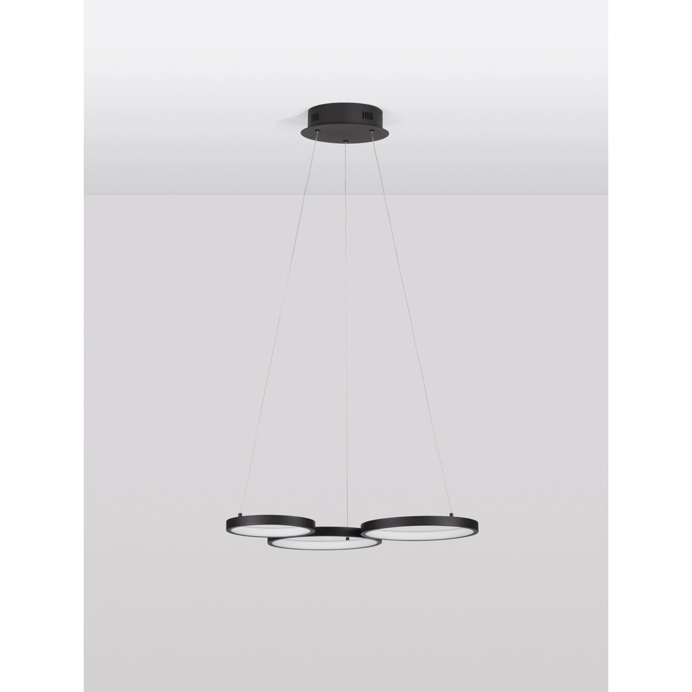 Suspension moderne Magnus noir 55cm Lyora 5212017433169