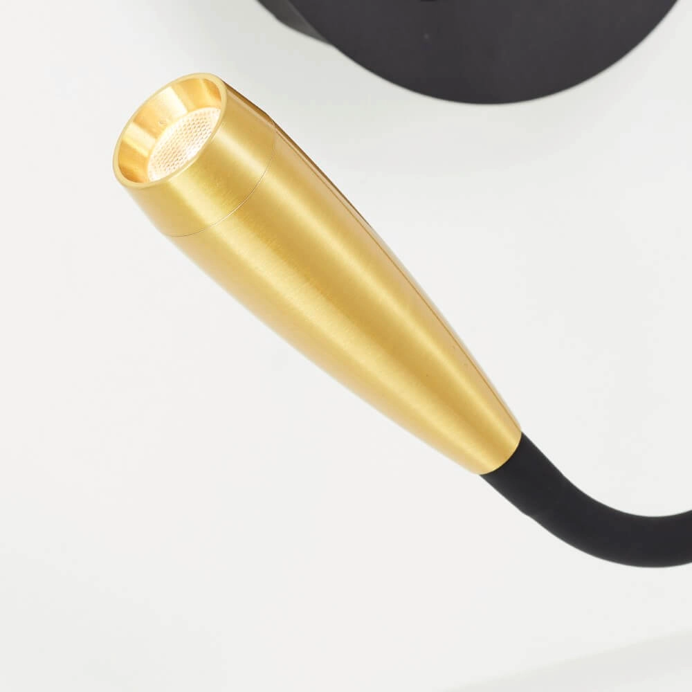 Applique flexible Jutta noir avec de l'or Brilliant 4004353425837