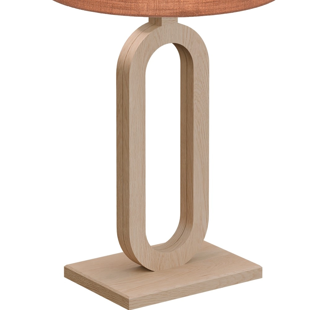 Lampe de table Sino Loop Bois clair de 54 cm Masterlight