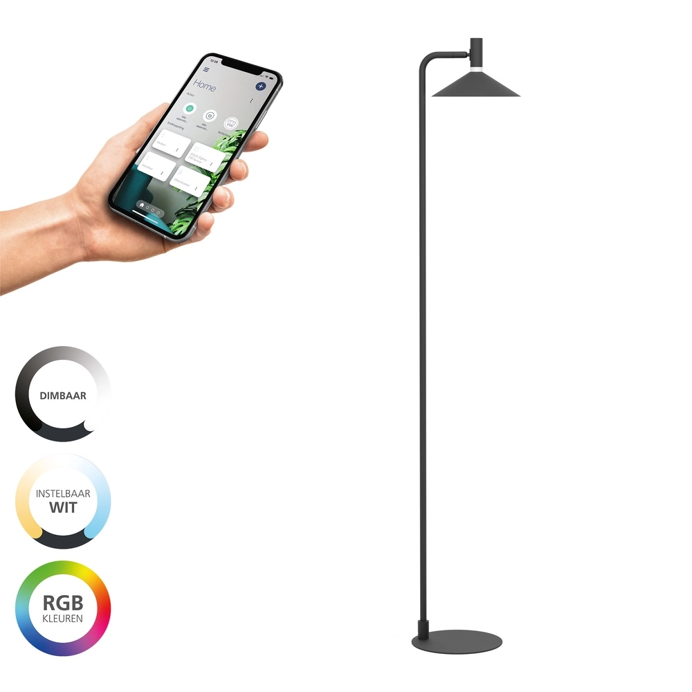Lampadaire Conomavilla-Z Noir intelligent Lampadaire Conomavilla-Z Noir intelligent