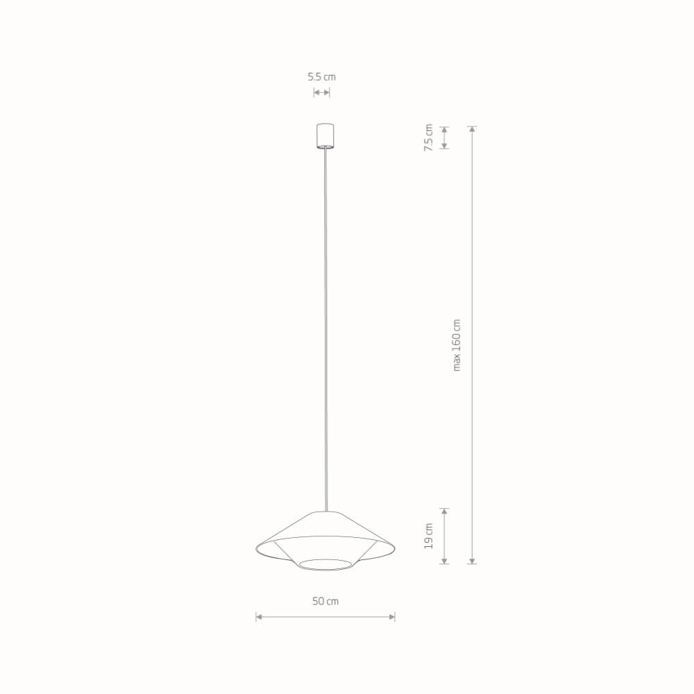 Suspension en rotin Japandi S Ø 50cm Lyora 5903139111560