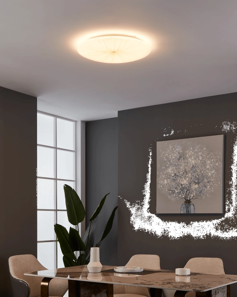 Plafonnier avec LED Nieves 1 Ø 51 cm Eglo 9008606239658