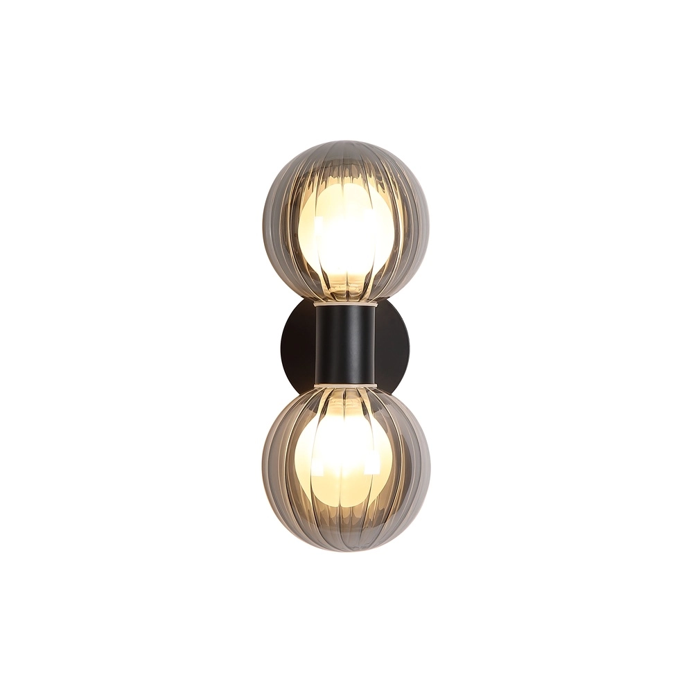 Applique murale Luminsphere Double noir
