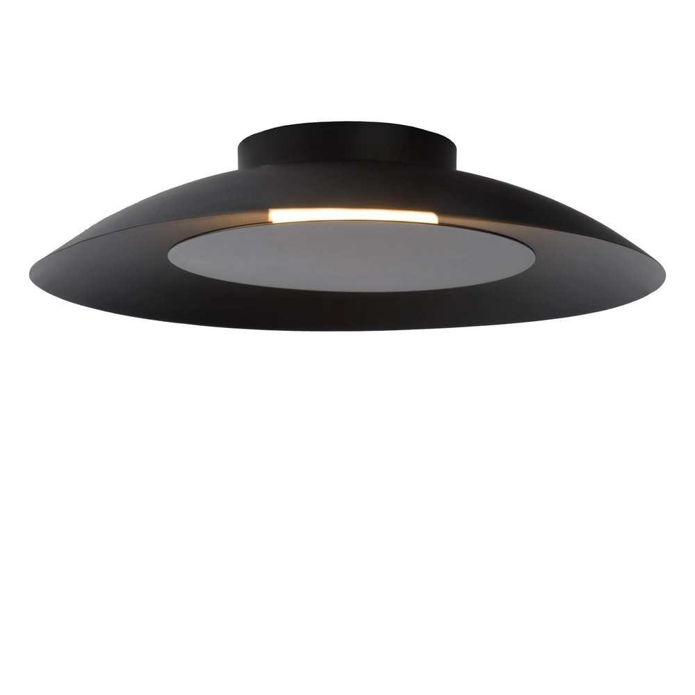 Lampe de plafond Foskal Ø 34,5 cm de noir Lucide 5411212791504