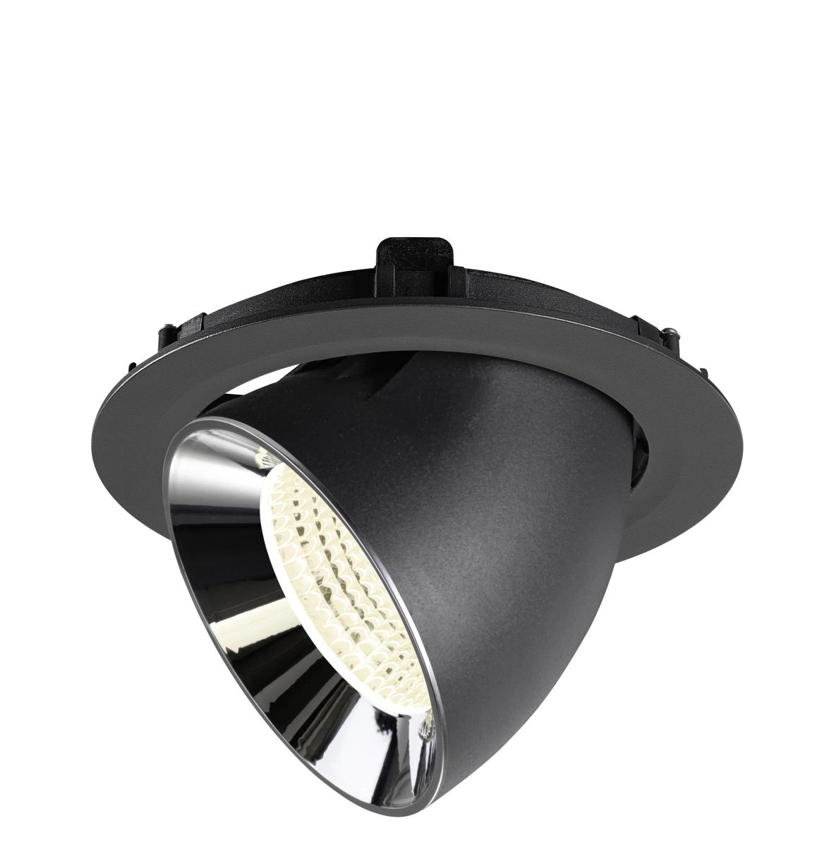 Spot encastré Numinos Gimble XL noir/chrome 4000K - 55 deg SLV 4024163308465