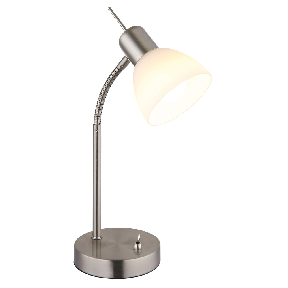 Lampe de bureau Malte nickel