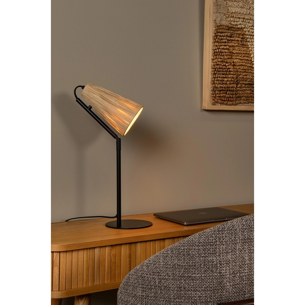 Lampe de table unique Bensen bois Lucide 5411212051646