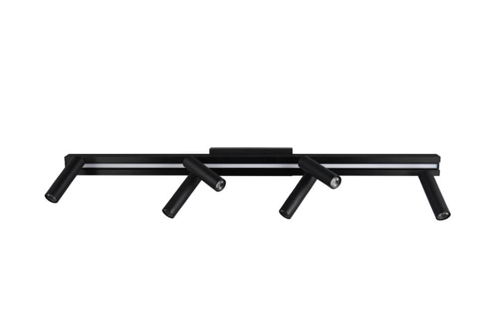 Spot LED 6 lumières Zeno noir Trio 4017807627312