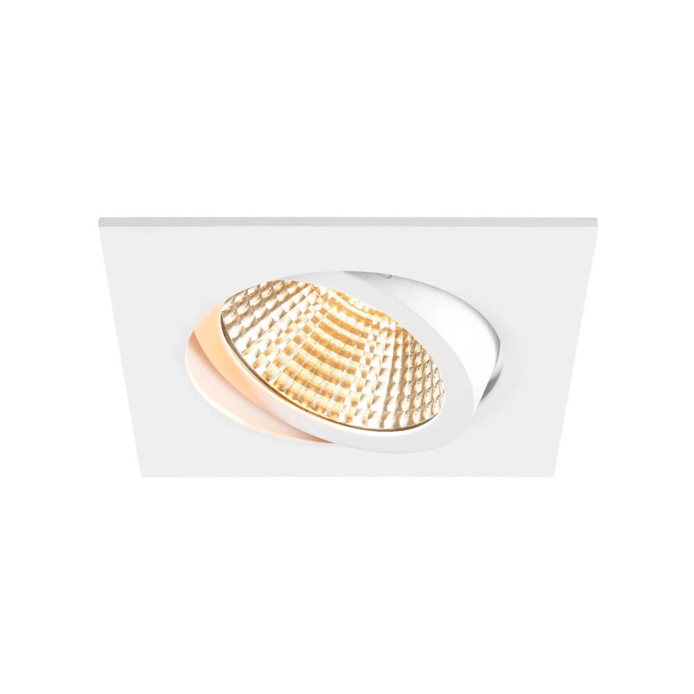 Anneau de montage New Tria 95 carré blanc - sans raccord SLV 4024163277198