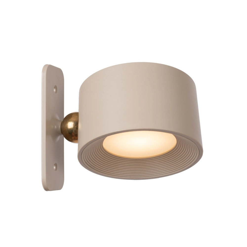 Lampe de bureau rechargeable Jolan taupe Lucide 5411212461100