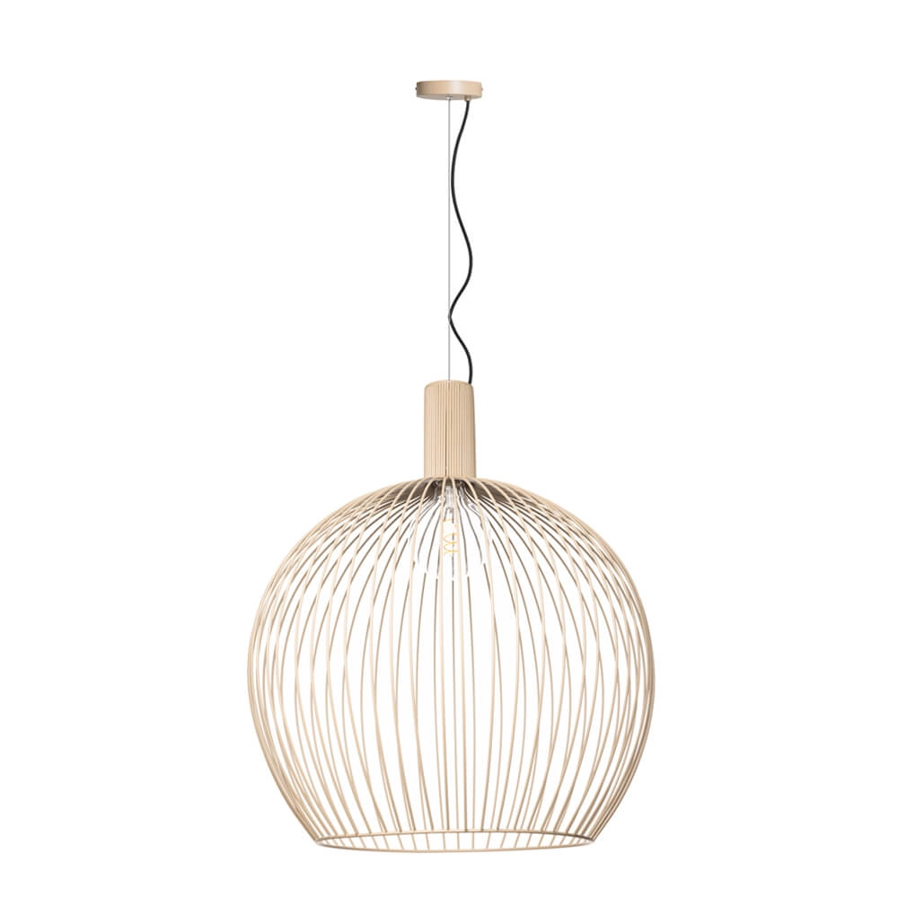 Lampe suspendue couleur sable Wire Sand Ø60cm