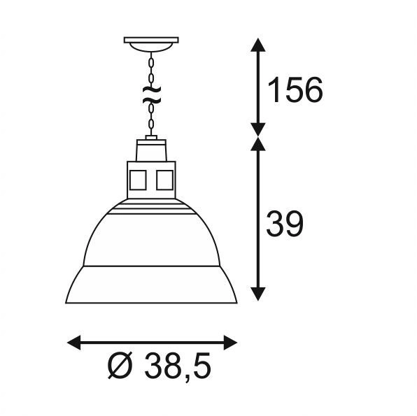 Lampe à suspension Para 380 SLV 4024163136266