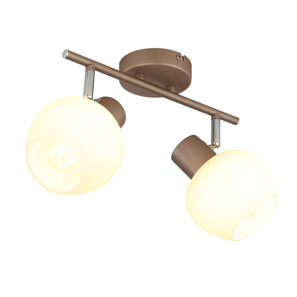 Lampe de plafond Eileen 2-café marron clair