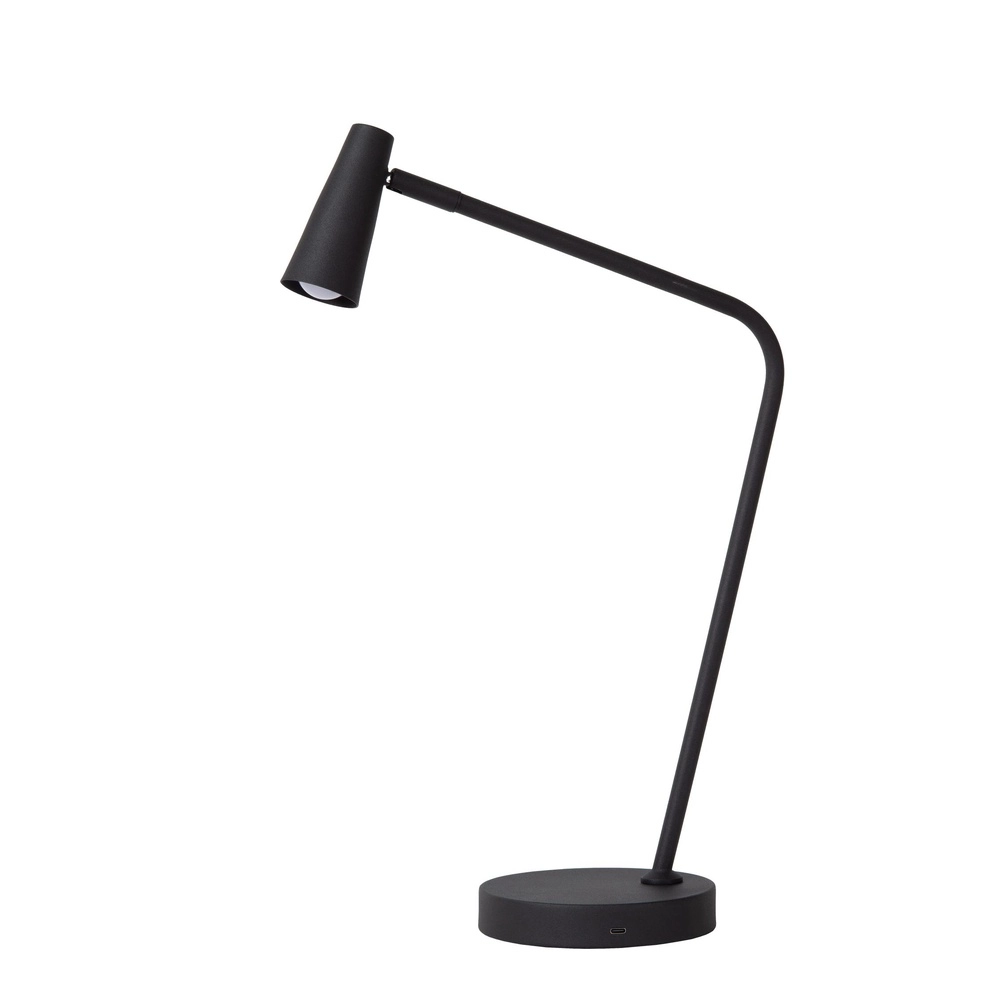Lampe de table rechargeable Stirling Noir