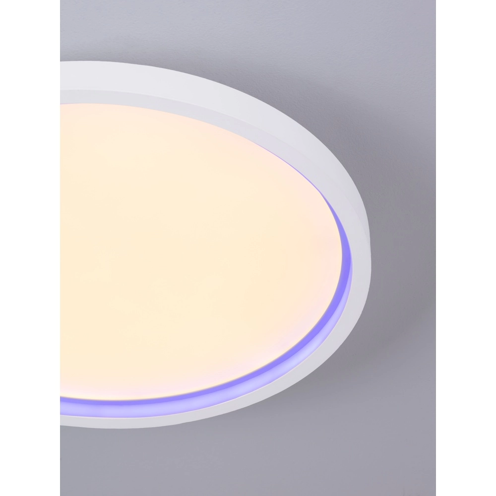 Plafonnier Chet Ø 39,3 cm avec fonction RGB Lyora 5212017450142