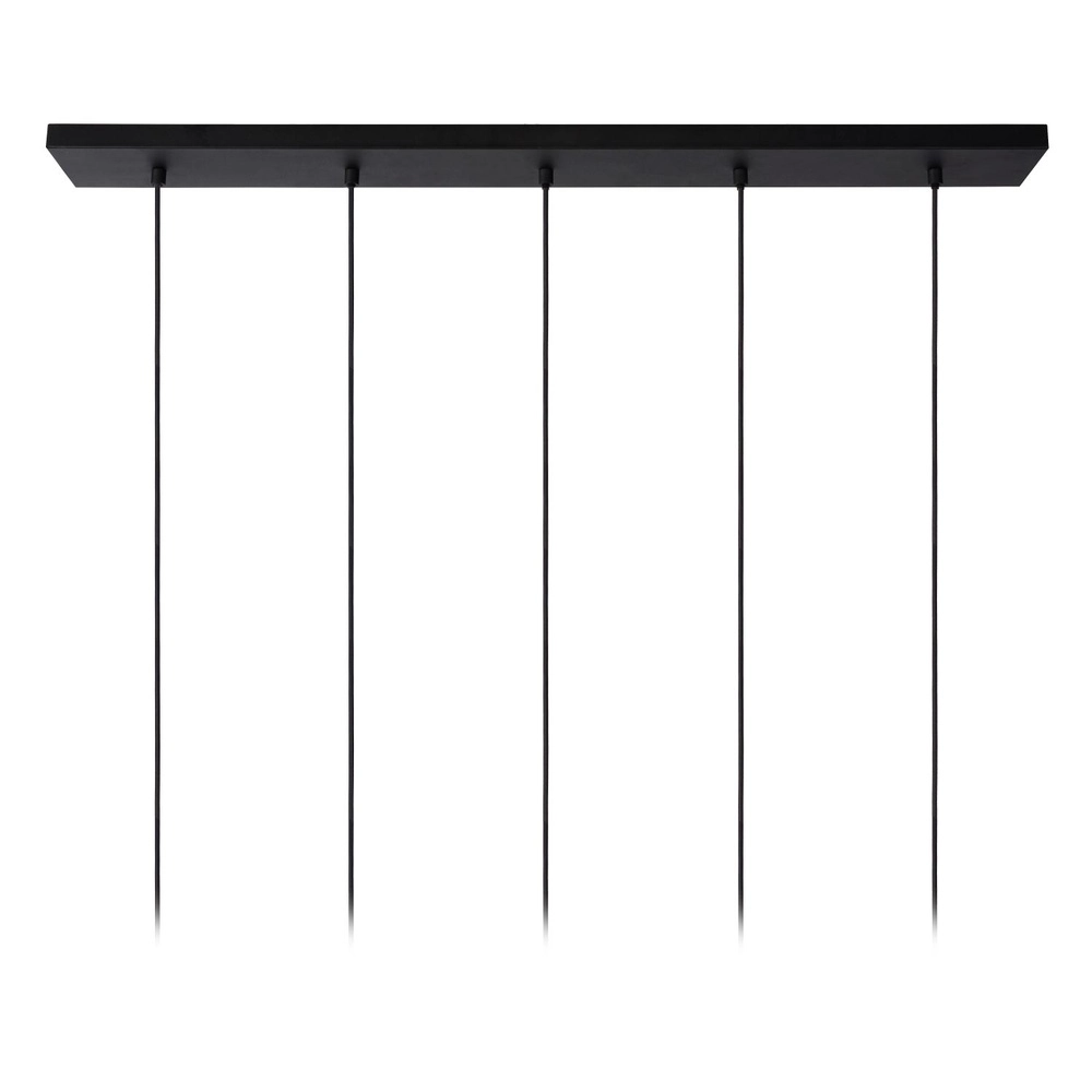 Lampe pendante de conception Lionel Noir à 5 lumières Lucide 5411212730435
