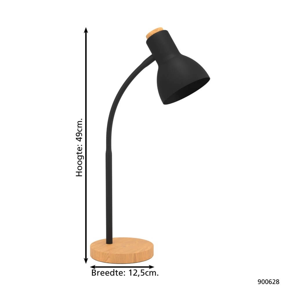 Lampe de table rurale Veradal-Qi avec chargeur Eglo 9008606245192