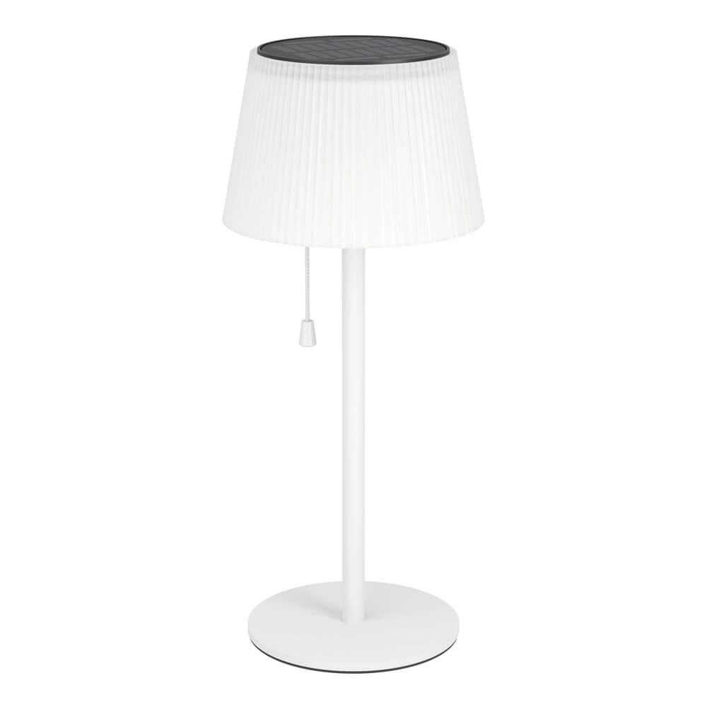 Lampe de table Scordiano Blanc avec solaire Lampe de table Scordiano Blanc avec solaire