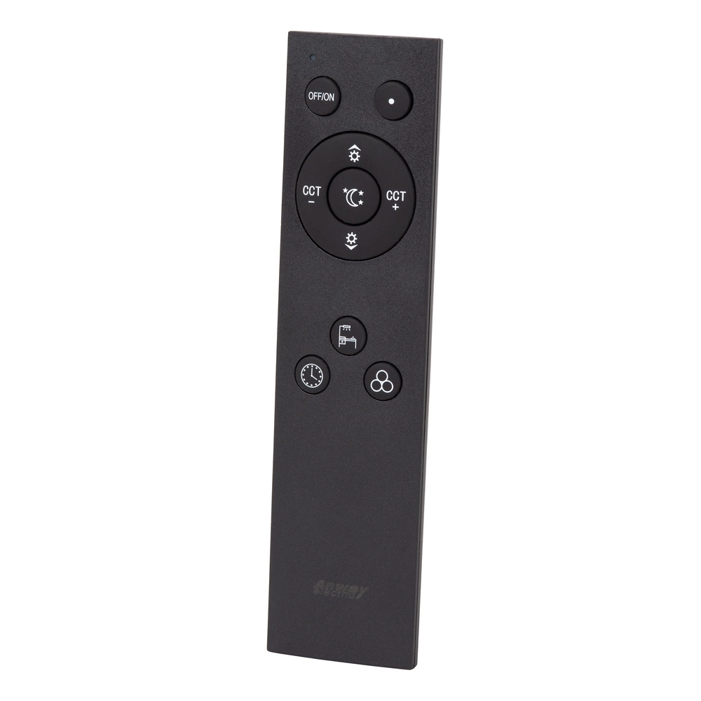 Lampe de plafond à design Applause Ø 40 cm - acier brossé - avec télécommande Premium by Lucide 5411212221780