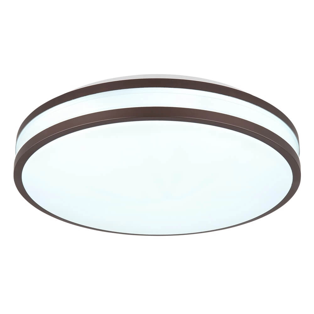 Plafonnier Betha marron Ø 34cm Globo 9007371453825