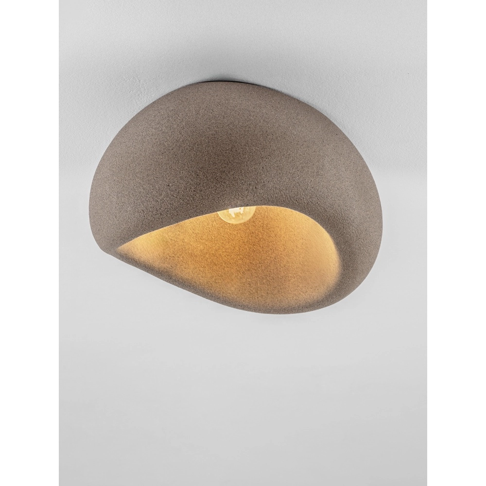 Plafonnier naturel Aere marron 50cm Plafonnier naturel Aere marron 50cm