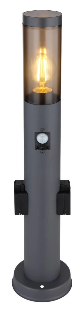 Lampe d'extérieur moderne Boston 60 cm avec capteur et prise