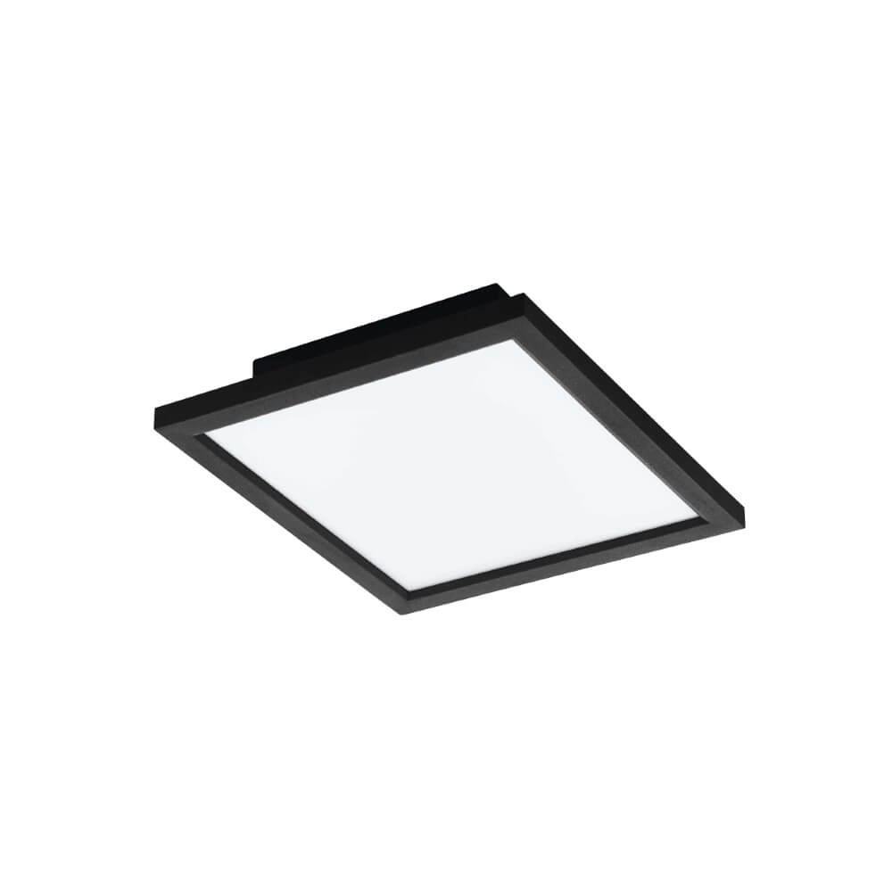 Plafonnier Zigbee Salobrena-Z 30x30cm noir Eglo 9008606221868