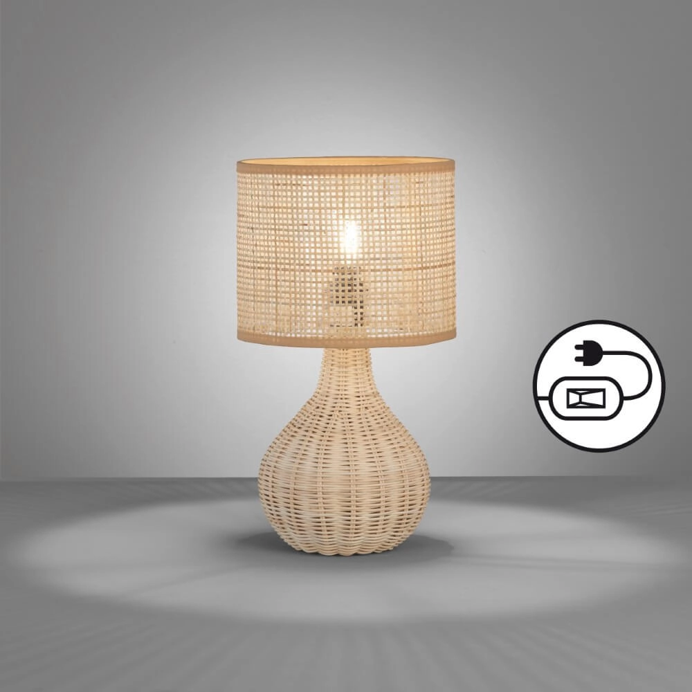 Lampe de table Nature Ø 20 cm Fischer & Honsel 4003694507332