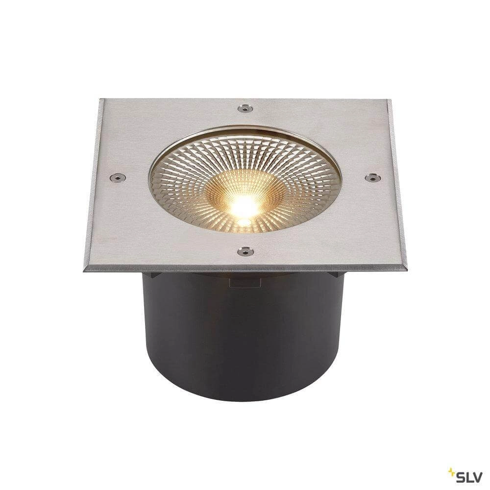Spot de sol LED lumineux Rocci carré