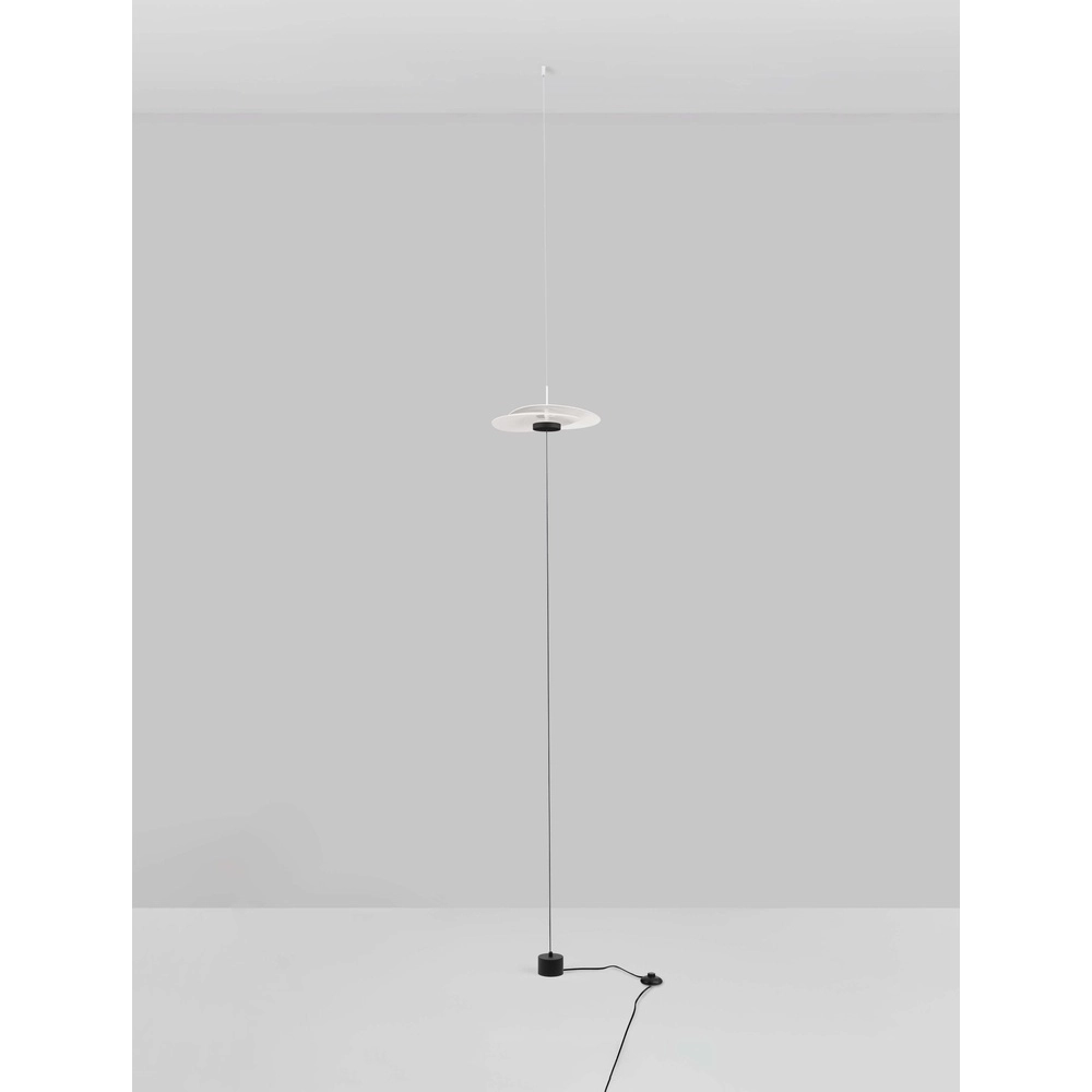 Lampadaire Olea design blanc Ø 35cm Lyora 5212017456953