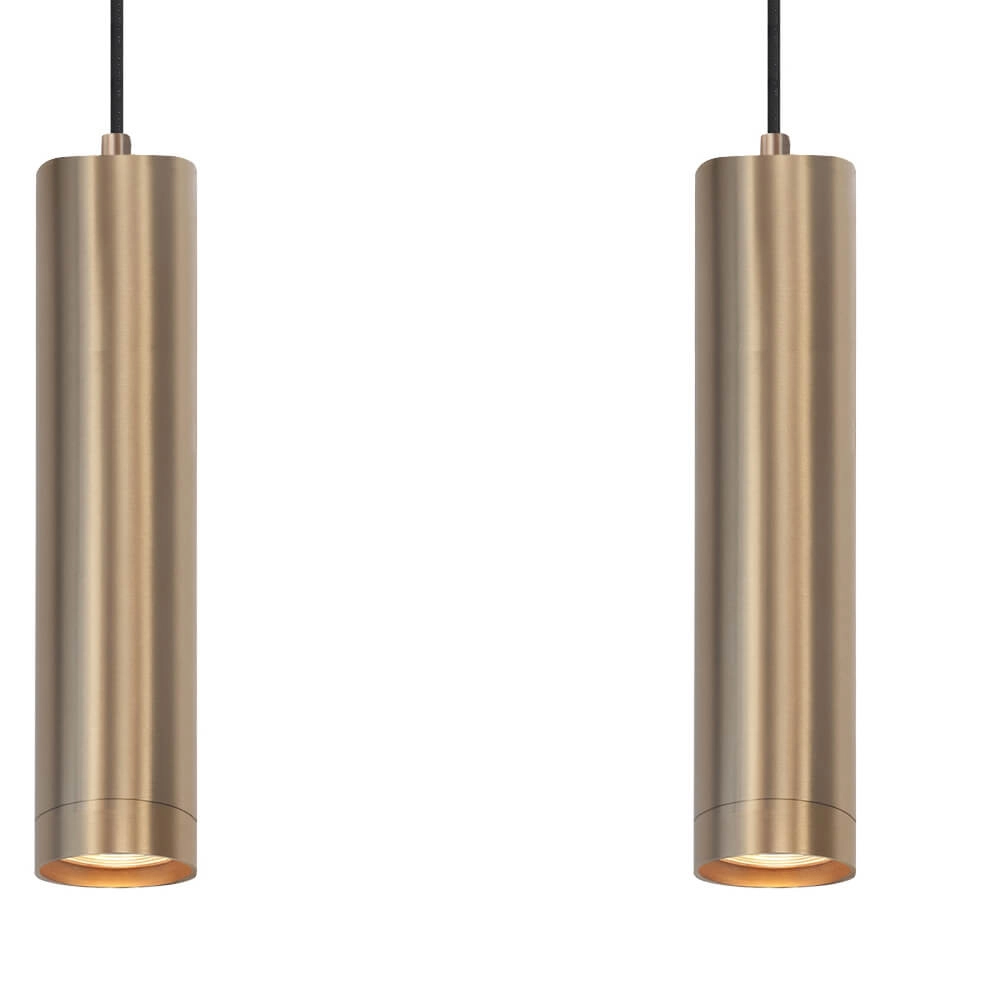 Lampe suspendue pour salle à manger Perugia or mat - 5x GU10 Highlight 8718379046841