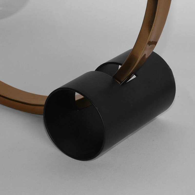 Lampe de table Ring noir avec de l'or Label51 8720195420996